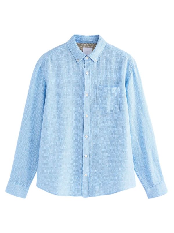Next Next Košulja  svijetloplava / bijela