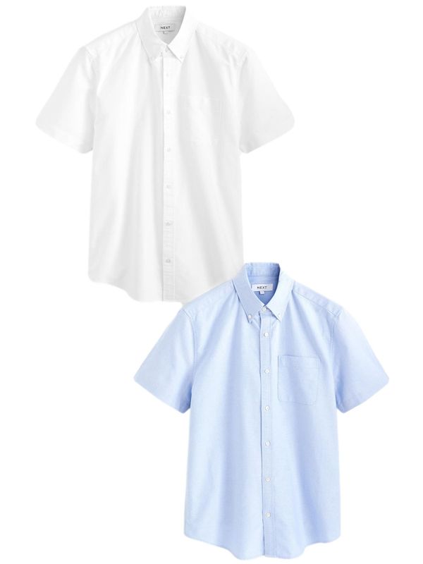 Next Next Košulja  svijetloplava / bijela