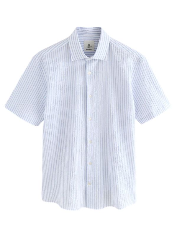 Next Next Košulja  svijetloplava / prljavo bijela