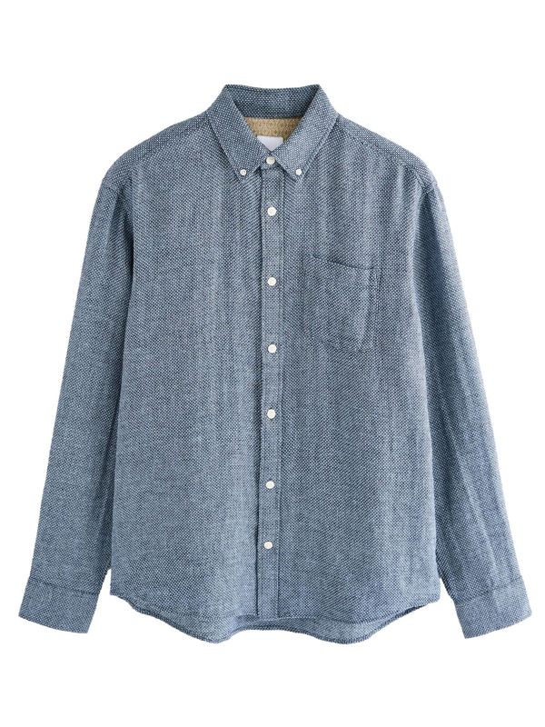 Next Next Košulja  svijetloplava / tamno plava