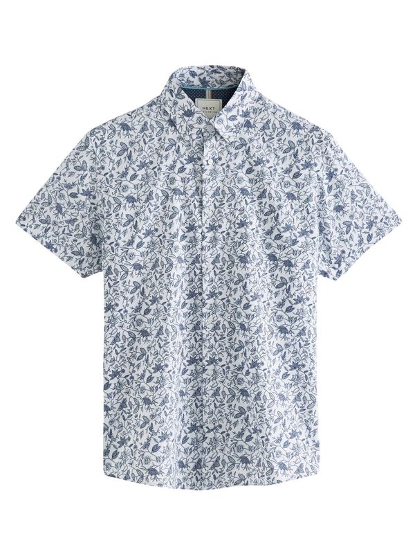 Next Next Košulja  tamno plava / bijela