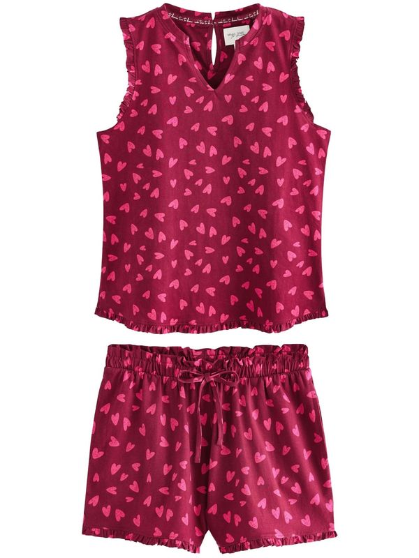 Next Next Kratke hlače za spavanje  svijetloroza / tamno roza