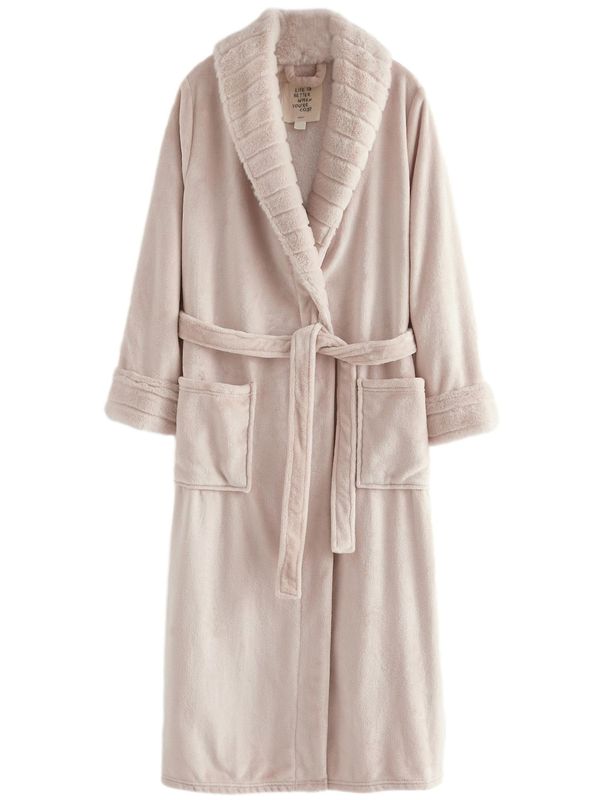 Next Next Kratki kupaći ogrtač  roza