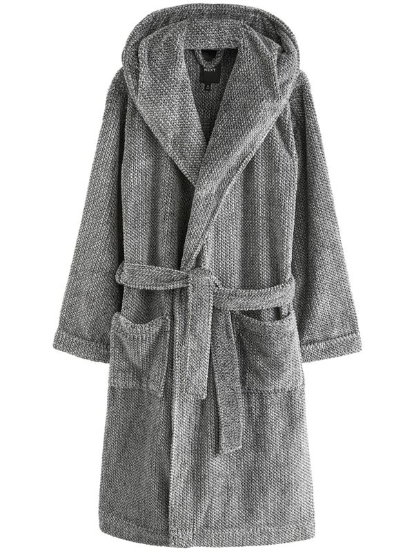 Next Next Kratki kupaći ogrtač  siva melange