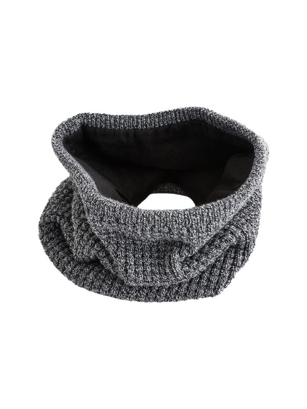 Next Next Kružni šal  antracit siva / bijela