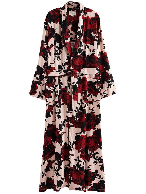 Next Next Kućni ogrtač  boja pijeska / bordo / crna