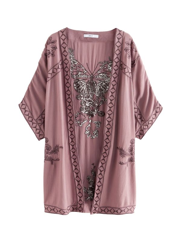 Next Next Kućni ogrtač  prljavo roza