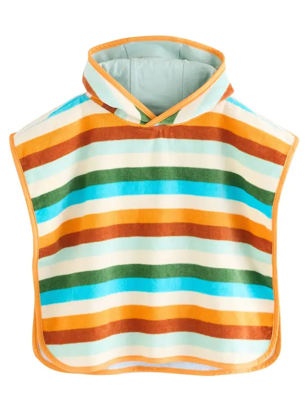 Next Next Kupaći ogrtač  azur / svijetloplava / tamno zelena / narančasta