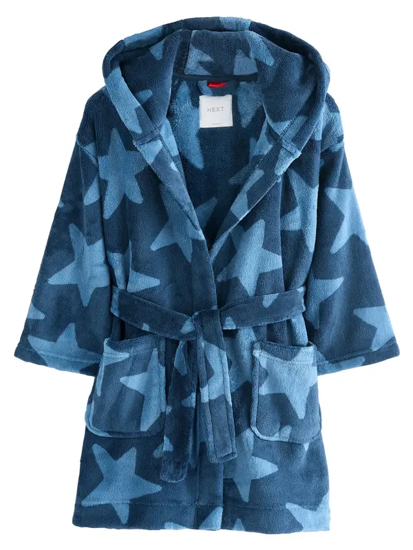 Next Next Kupaći ogrtač  svijetloplava / tamno plava