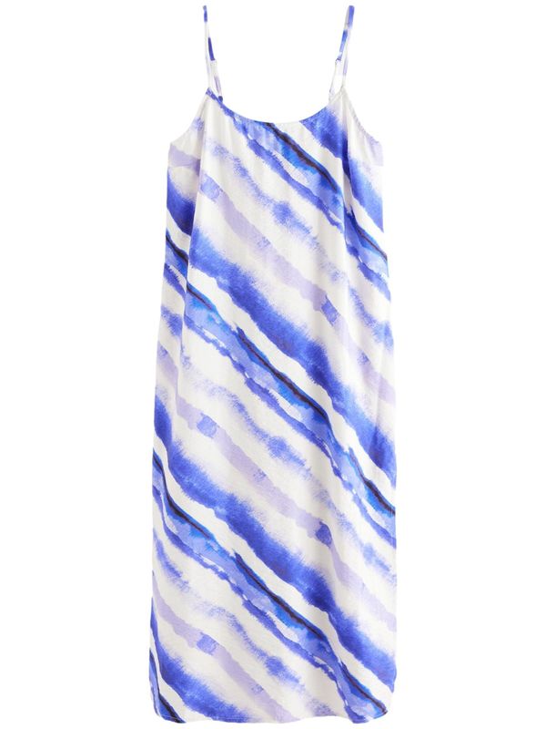 Next Next Ljetna haljina  kraljevsko plava / bijela
