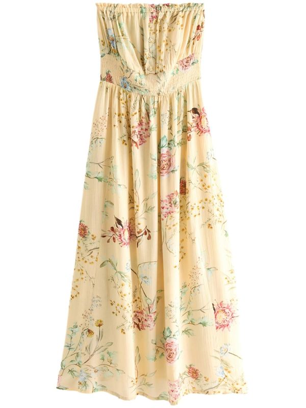 Next Next Ljetna haljina  žuta / miks boja