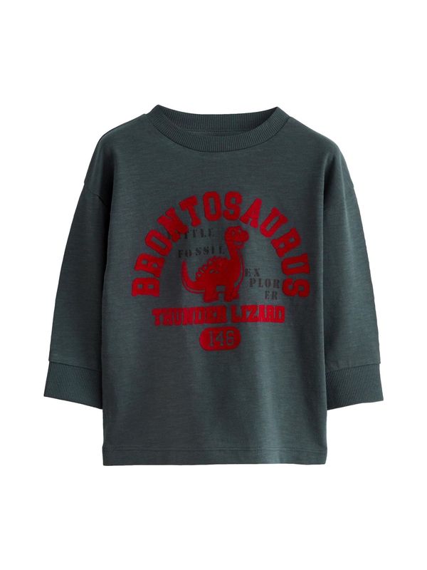 Next Next Majica  antracit siva / crvena / crna