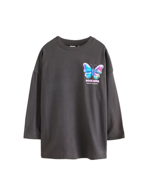 Next Next Majica  antracit siva / miks boja