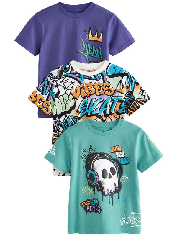 Next Next Majica  azur / ljubičasta