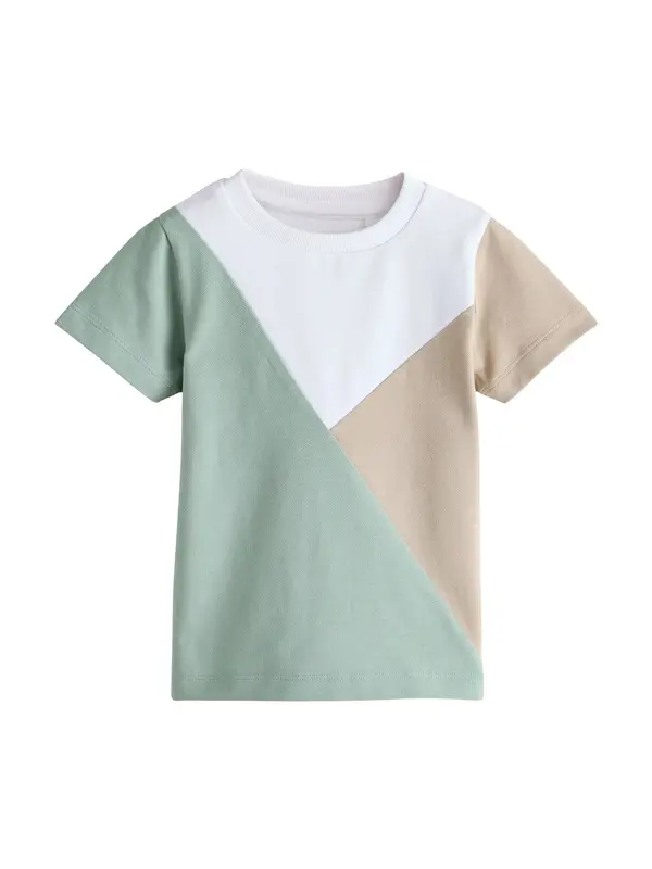 Next Next Majica  bež / menta / bijela
