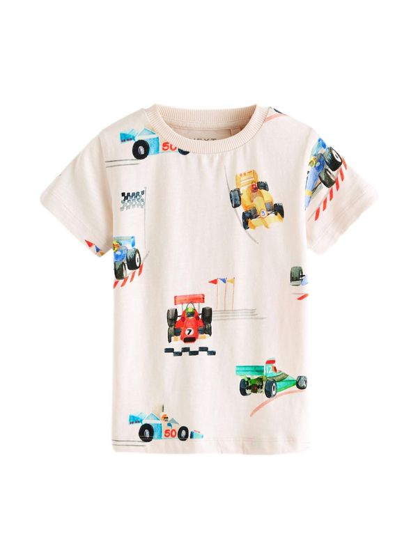 Next Next Majica  bež / plava / žuta / crvena / crna