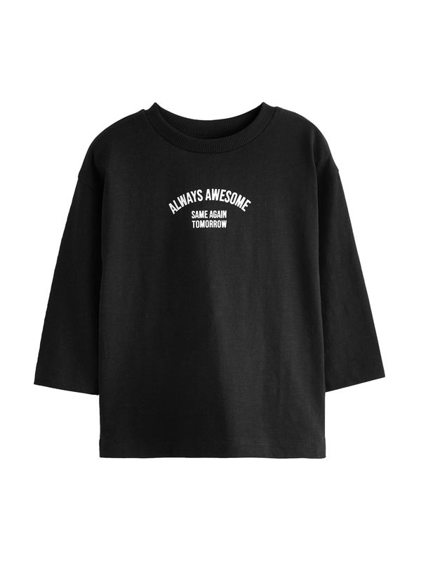 Next Next Majica  crna / bijela