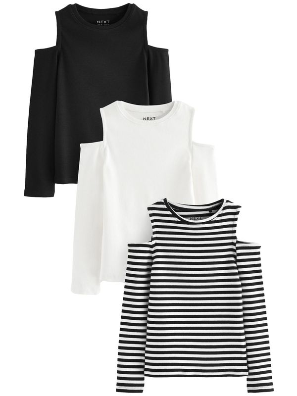 Next Next Majica  crna / bijela