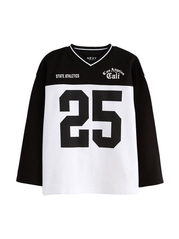 Next Next Majica  crna / bijela