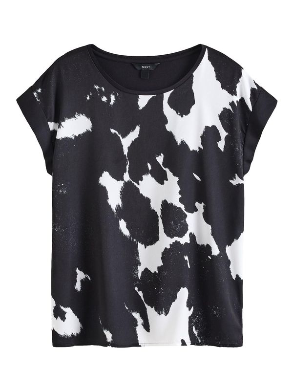 Next Next Majica  crna / bijela