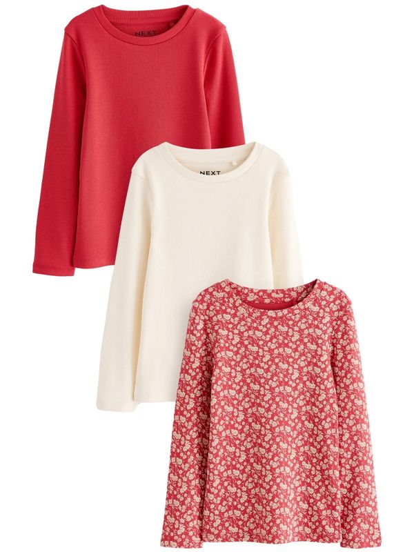 Next Next Majica  ecru/prljavo bijela / crvena