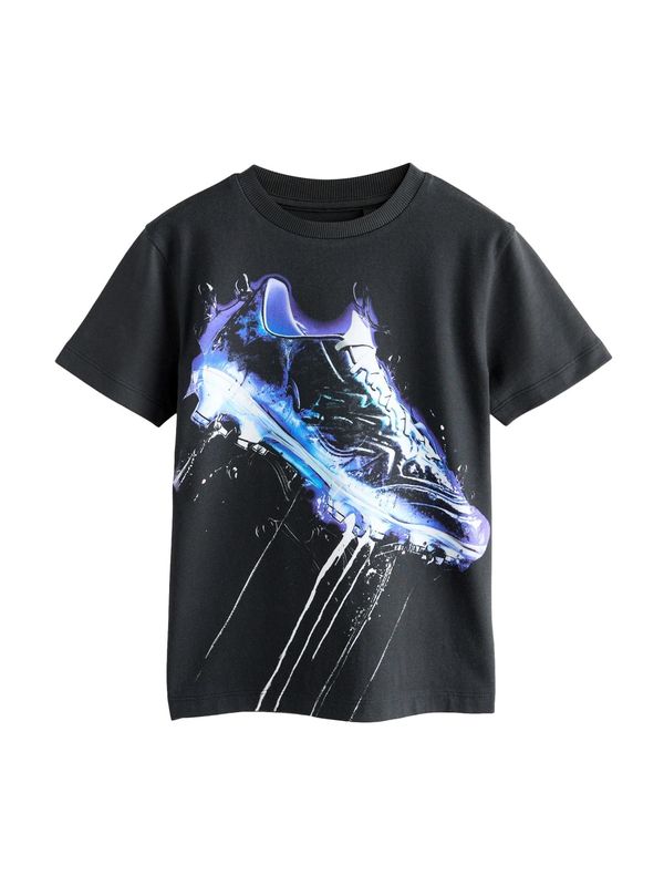 Next Next Majica  indigo / neonsko plava / crna / prljavo bijela