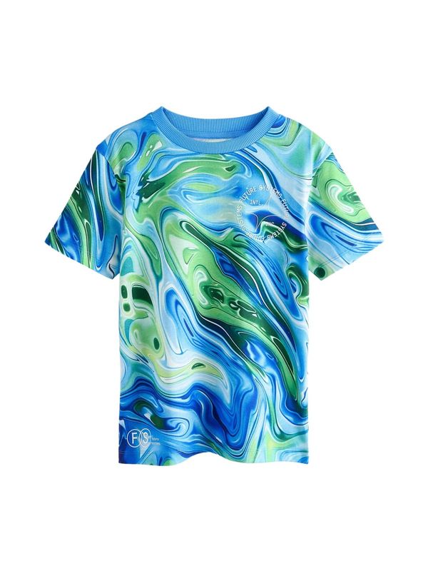 Next Next Majica  kraljevsko plava / kraljevski zelena