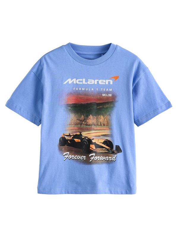 Next Next Majica 'McLaren F1'  nebesko plava / smeđa / crna / bijela
