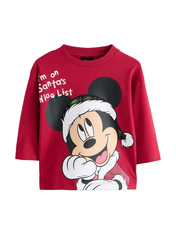 Next Next Majica 'Mickey Mouse'  bež / crvena / crna / bijela