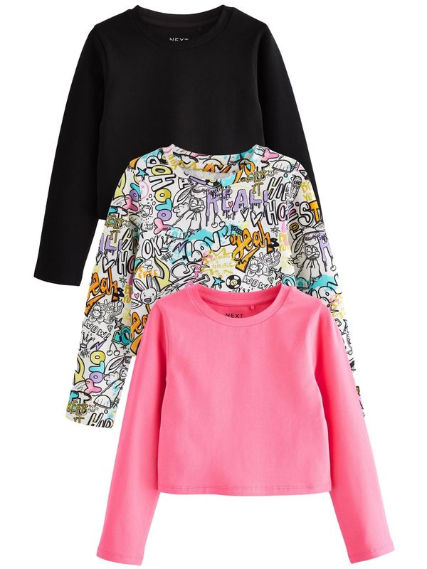 Next Next Majica  miks boja / roza / crna