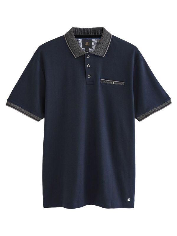 Next Next Majica  mornarsko plava / crna / prljavo bijela