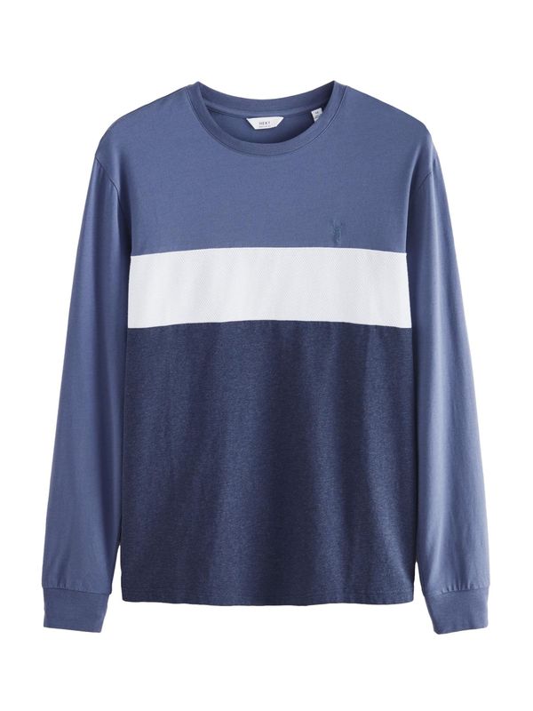 Next Next Majica  mornarsko plava / plava melange / bijela