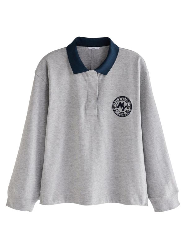 Next Next Majica  mornarsko plava / siva