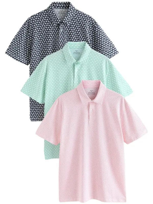 Next Next Majica  morsko plava / menta / roza