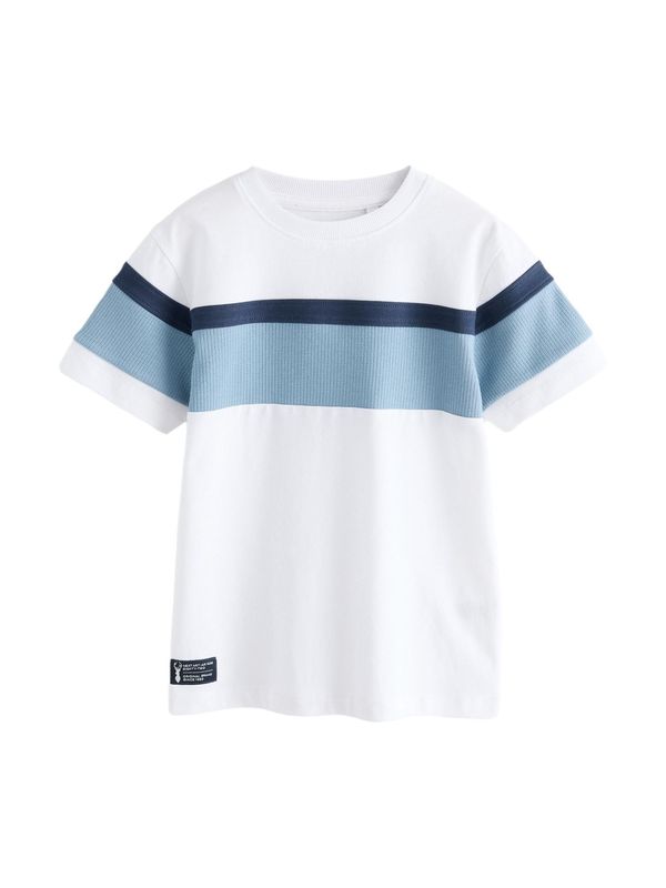 Next Next Majica  morsko plava / svijetloplava / bijela