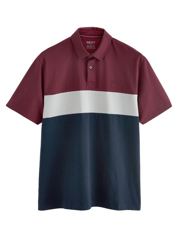 Next Next Majica  morsko plava / svijetlosiva / bordo