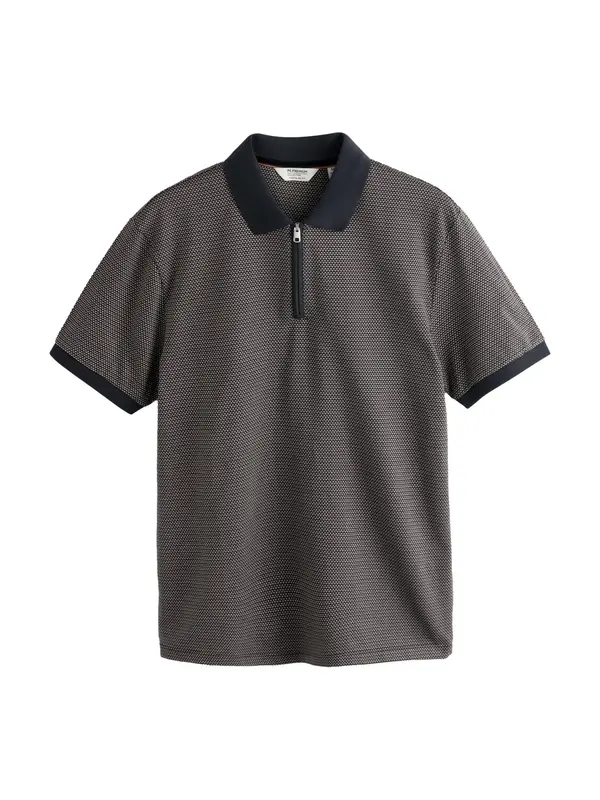 Next Next Majica 'N. Premium'  taupe siva / grafit siva / crna / bijela