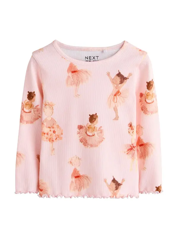 Next Next Majica  nude / smeđa / kestenjasto smeđa / rosé