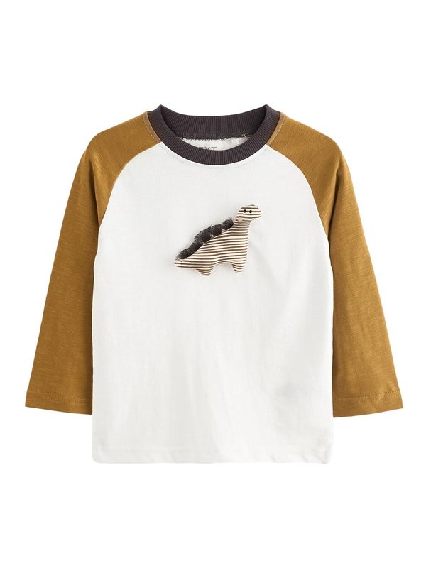 Next Next Majica  oker / prljavo bijela