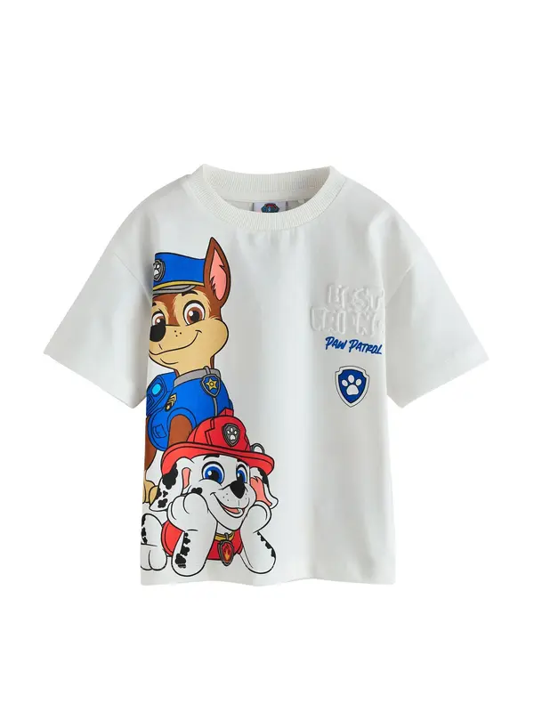 Next Next Majica 'Paw Patrol'  plava / smeđa / crvena / bijela