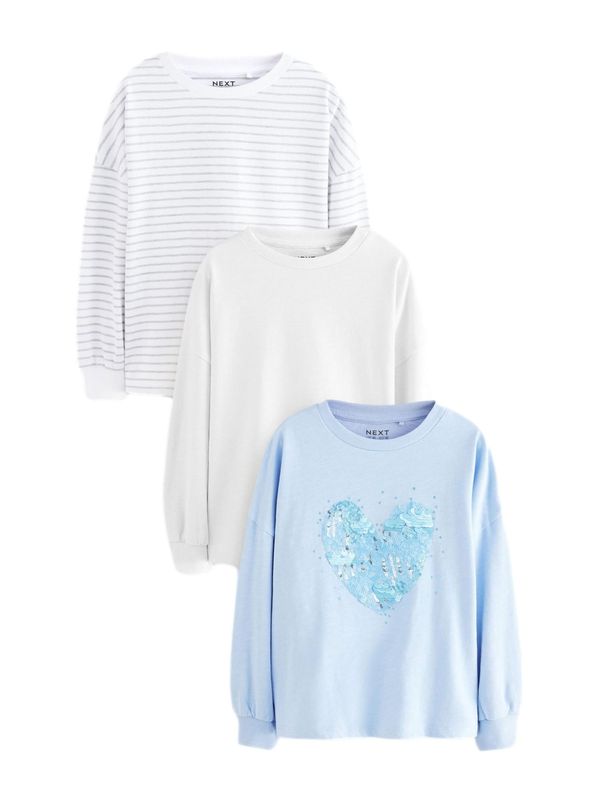 Next Next Majica  plava / bijela