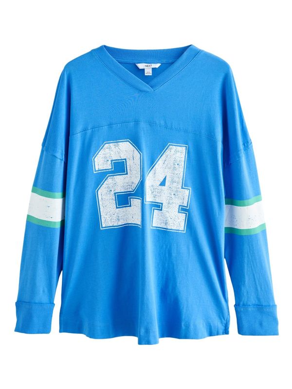 Next Next Majica  plava / bijela