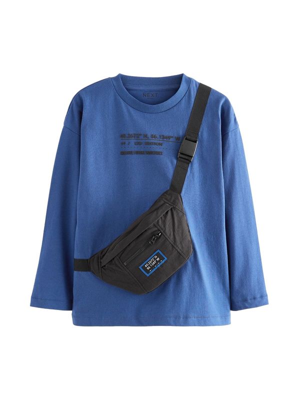 Next Next Majica  plava / crna