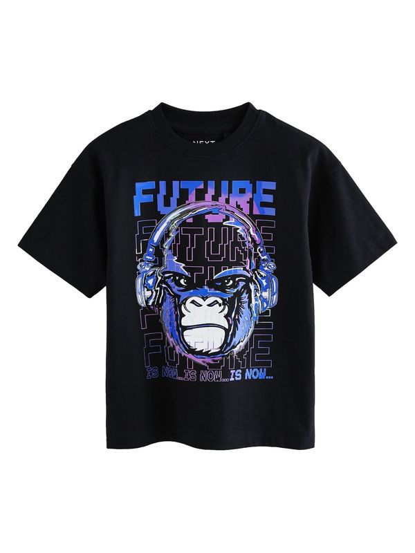 Next Next Majica  plava / crna