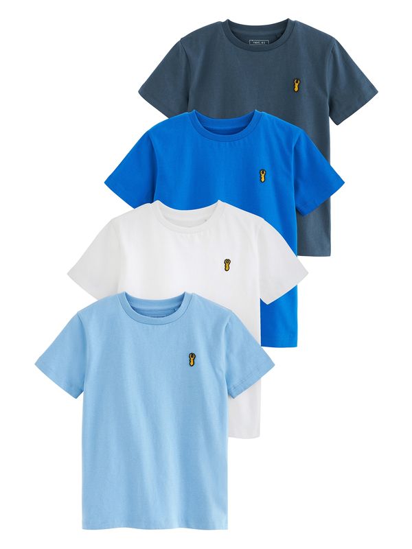 Next Next Majica  plava / morsko plava / svijetloplava / bijela