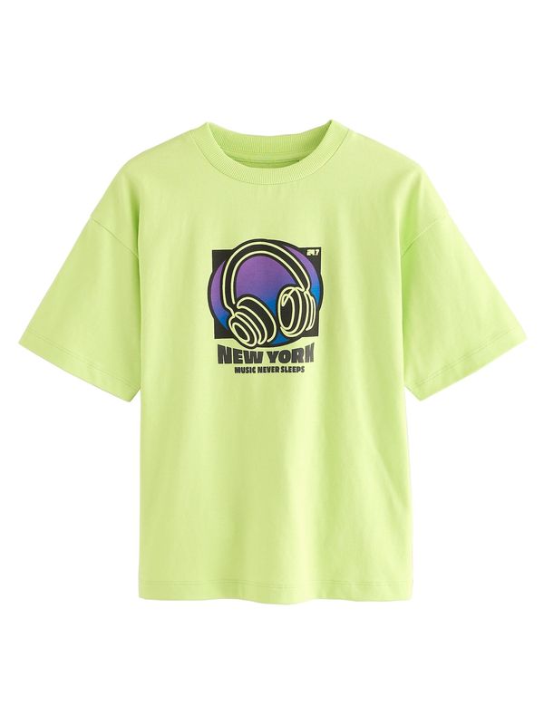 Next Next Majica  plava / zelena / ljubičasta / crna