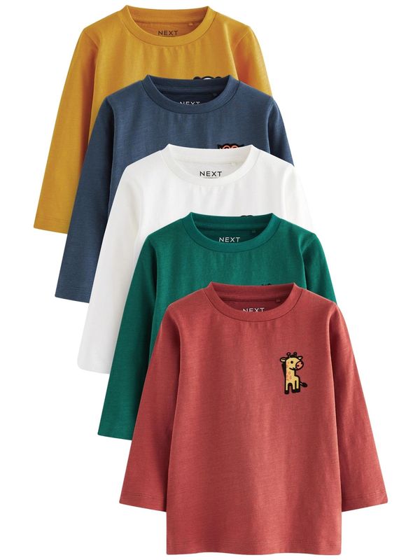 Next Next Majica  plava / žuta / miks boja / bijela