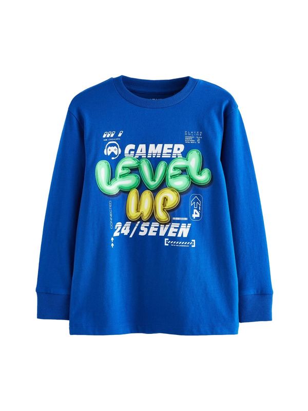 Next Next Majica  plava / žuta / zelena