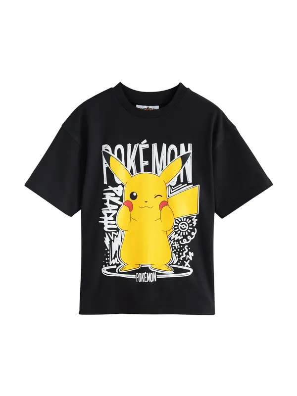 Next Next Majica 'Pokémon'  azur / žuta / crna / bijela