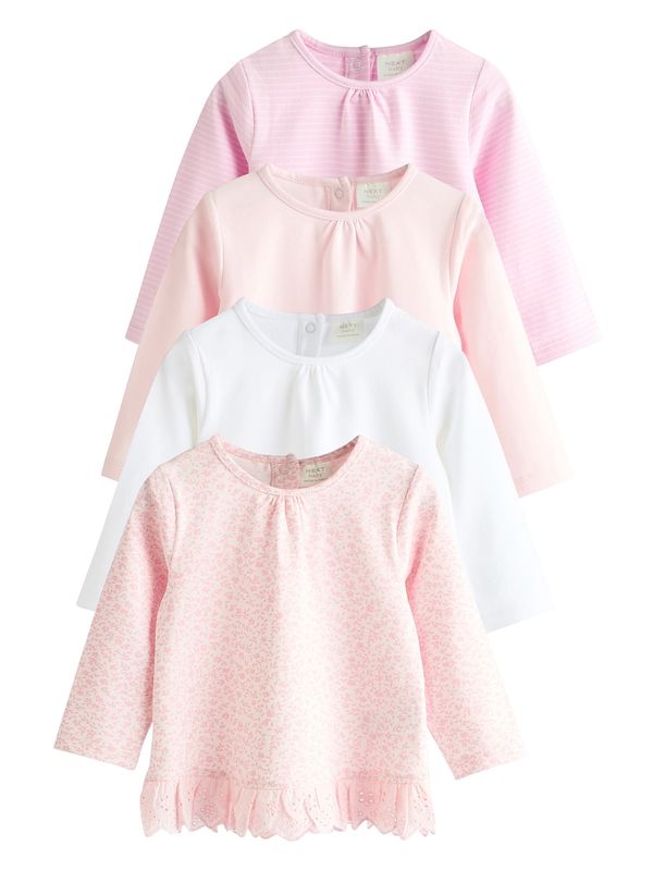 Next Next Majica  roza / pastelno roza / bijela